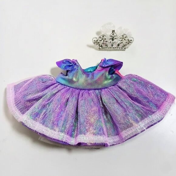 Labubu Wicked for Good Glinda Sparkle Dress with Rhinestone Crown Outfit - Picture 7 of 7